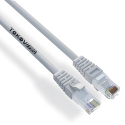Патч-корд кат.5E U/UTP 24 AWG LSZH 0.15м PRO TOKOV ELECTRIC TKP-PC06-5EU-CULSZH-015M
