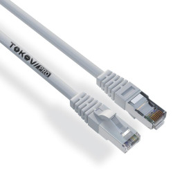 Патч-корд кат.5E F/UTP 24 AWG LSZH 0.3м PRO TOKOV ELECTRIC TKP-PC06-5EF-CULSZH-030M