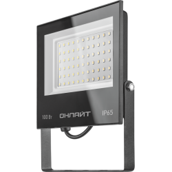 Прожектор светодиодный 90 500 OFL-03-100-6.5K-BL-IP65-LED 100Вт 6500K IP65 8000лм черн. ОНЛАЙТ 90500