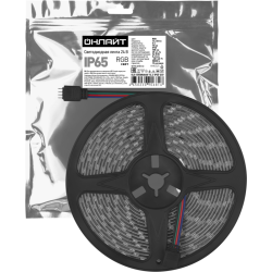 Лента светодиодная 90 681 OLS-5050RGB60-14.4-IP65-24V (уп.5м) ОНЛАЙТ 90681