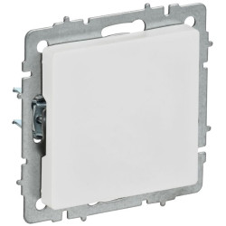 Заглушка BRITE МЗ10-БрАБ с суппортом механизм арктич. бел. IEK BR-PL10-K91