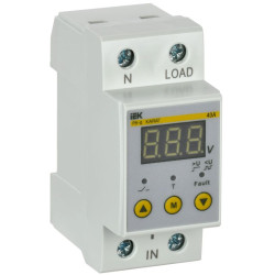 Реле напряжения РН-д 1ф 36мм 40А KARAT IEK IVR21-1-40