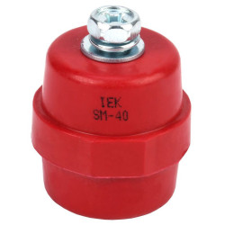 Изолятор SM40 (М8) силовой с болтом IEK YIS11-40-12-B