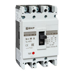 Выключатель автоматический 3п 100/80А 35кА ВА-99М PROxima EKF mccb99-100-80m
